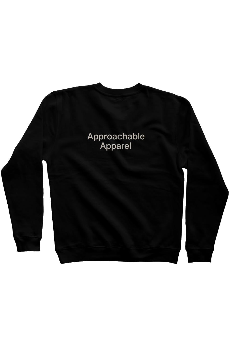 Final. Shopify. Back. Black Sweater.