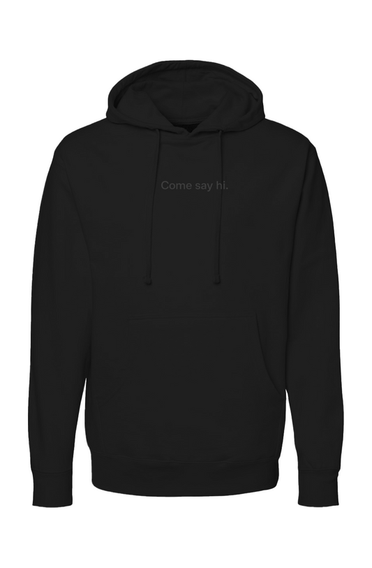 Final. Shopify. Back. Black Hoodie