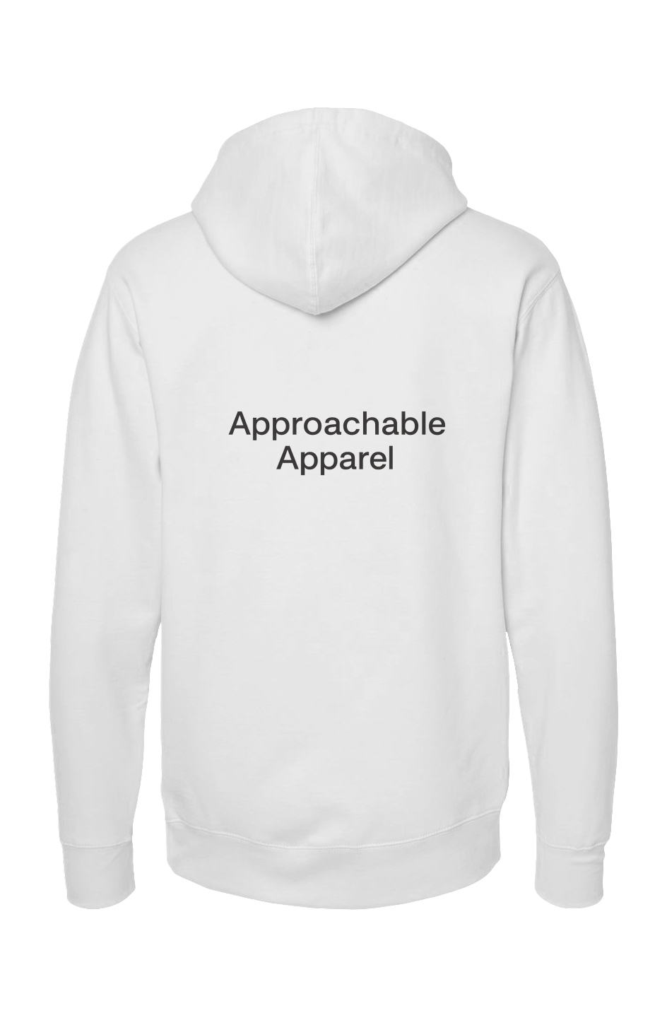Final. Shopify. Back. White Hoodie