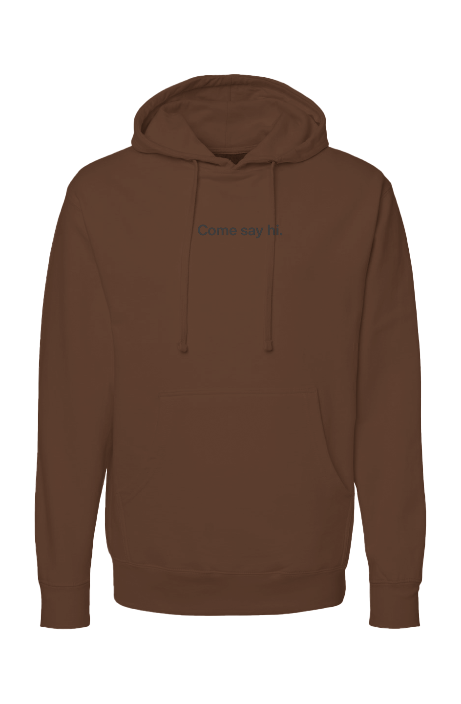 Final. Shopify. Back. Brown Hoodie
