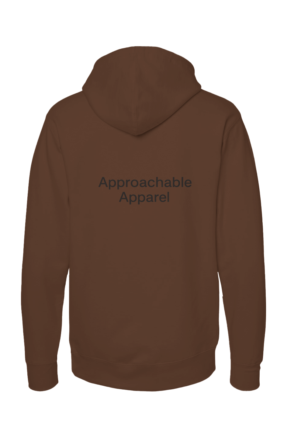 Final. Shopify. Back. Brown Hoodie