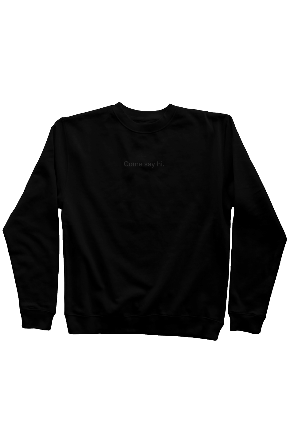 Final. Shopify. Back. Black Sweater.