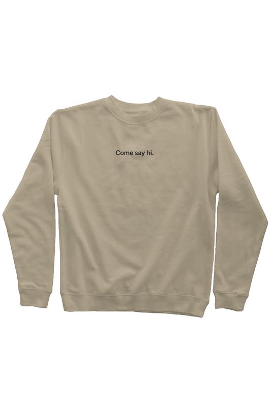 Final. Shopify. Back. Sandstone sweater.